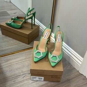 Steve Madden Vionnet Green Women's Heels